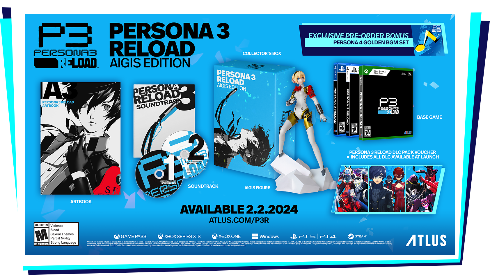 Persona 3 Reload Айгис. Persona 3 Reload ps4 диск. Persona 3 Reload артбук.