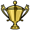 Shiny golden trophy!