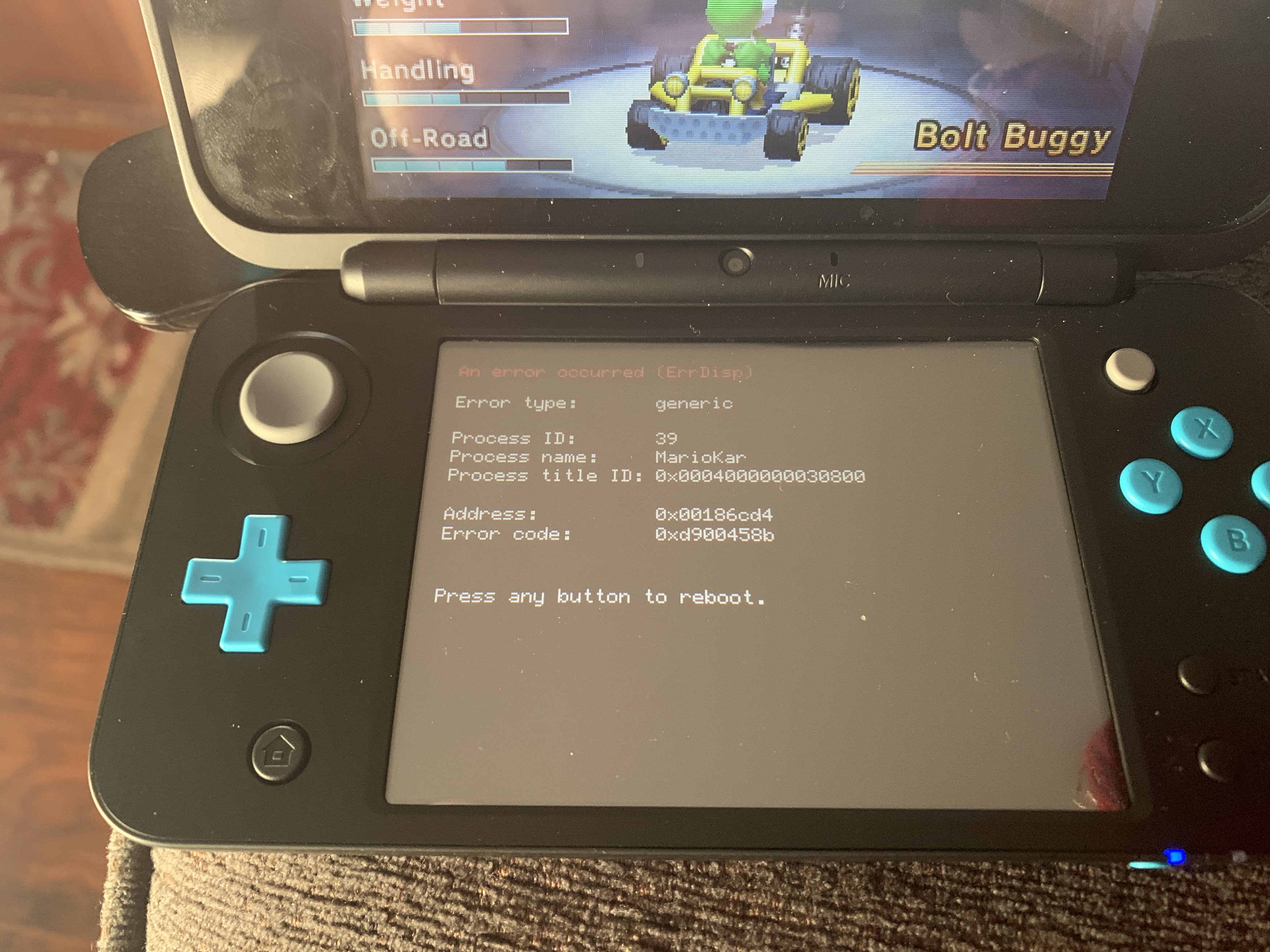 An error occurred 3DS Luma | GBAtemp.net - The Independent Video Game  Community
