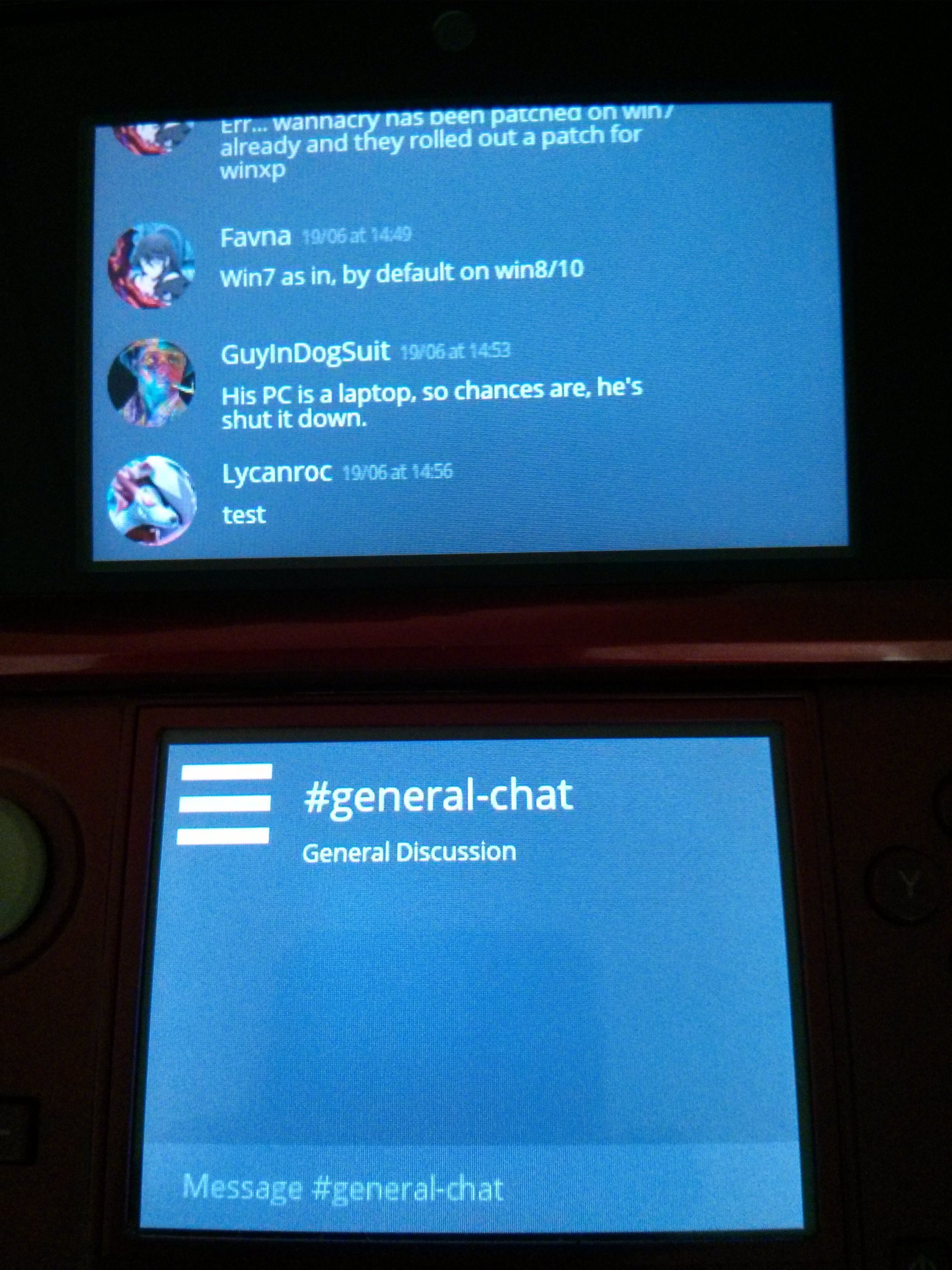 RELEASE] 3DiScord: A Discord client for the 3DS | Page 2 | GBAtemp.net -  The Independent Video Game Community