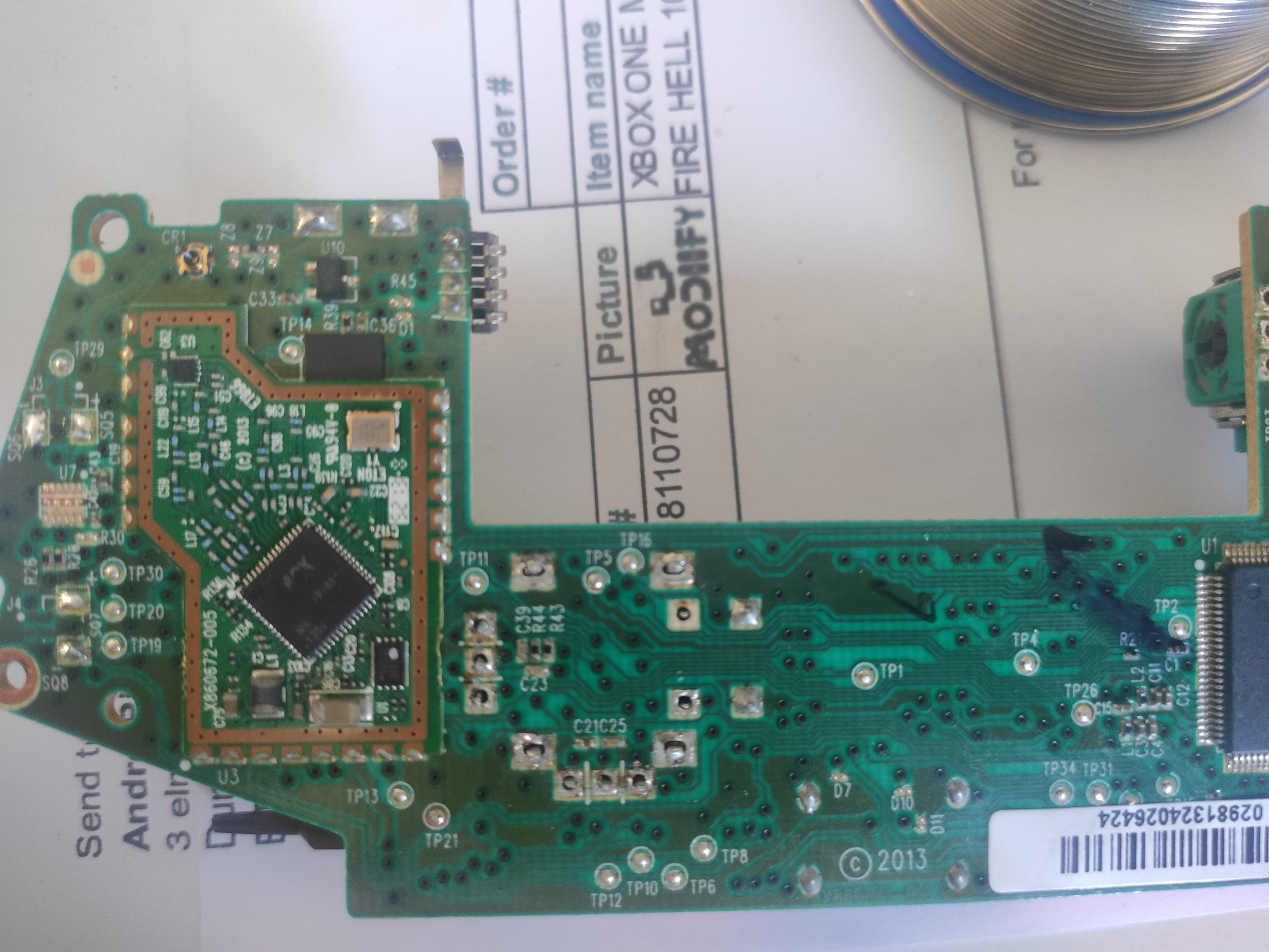 Xbox one controller (model 1537) damaged analog pads on PCB | GBAtemp.net -  The Independent Video Game Community