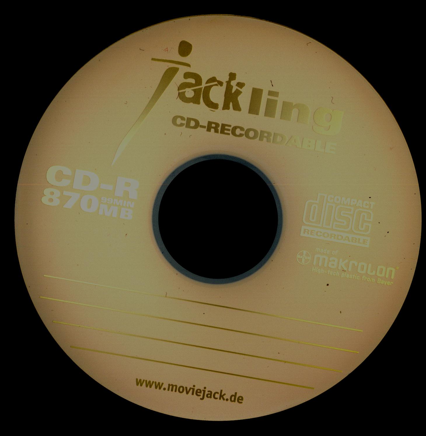 Trying early 99min/870MB CD-R named 