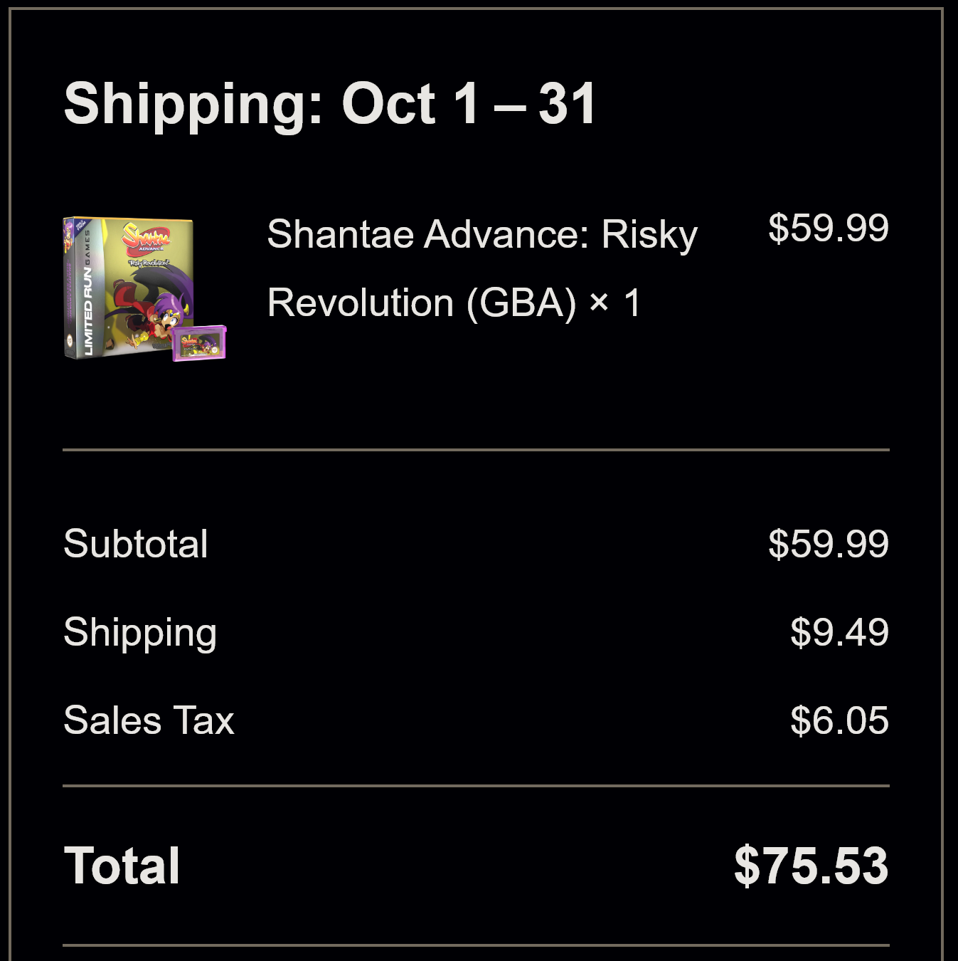 LGR Shantae Order.png