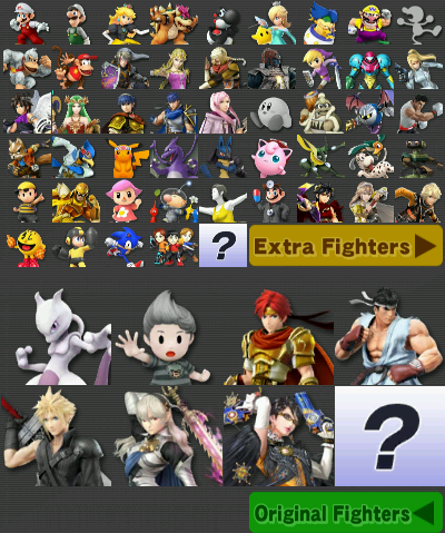 My Smash Roster 3ds.png