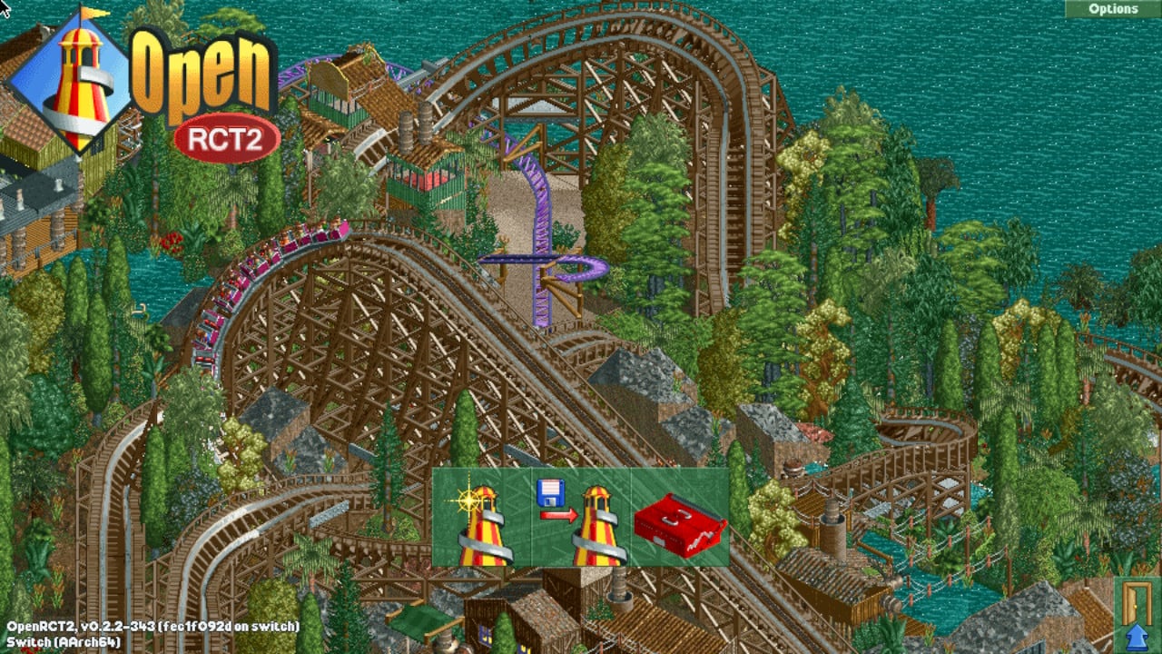A blurry screenshot of RollerCoaster Tycoon World from the trailer : r/rct