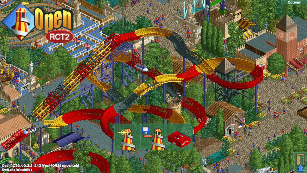RollerCoaster Tycoon 2 reimplementation OpenRCT2 has a new save system