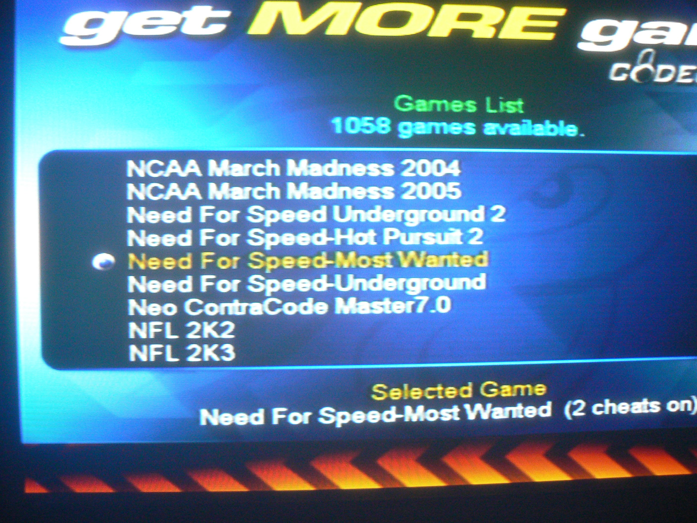 Need for Speed Most Wanted Codebreaker cheats not working (installed from  Day1 files from THIS site) | GBAtemp.net - The Independent Video Game  Community