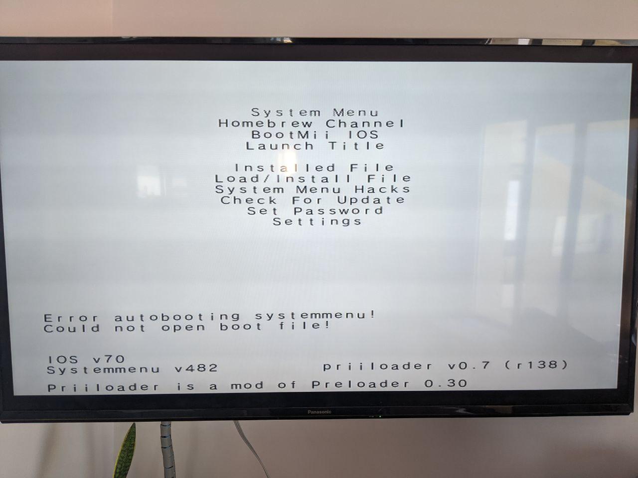 Wii bricked, stuck on priiloader without boot file | GBAtemp.net - The  Independent Video Game Community