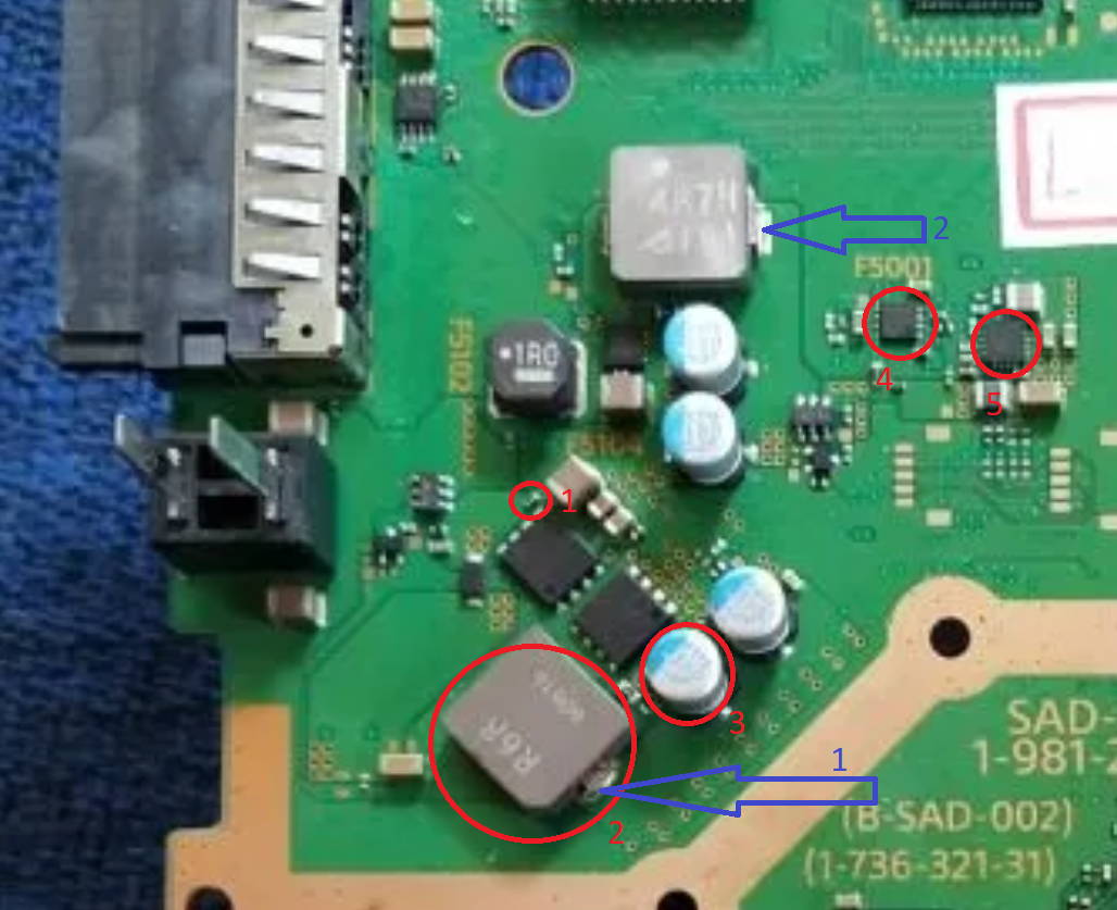 PS4 SAD-002 onboard voltage rails & parts? | GBAtemp.net - The Independent  Video Game Community
