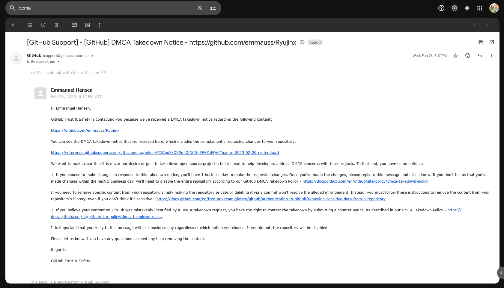 Screenshot 2025-08-13 at 23-26-24 GitHub Support - GitHub DMCA Takedown Notice - https __githu...png