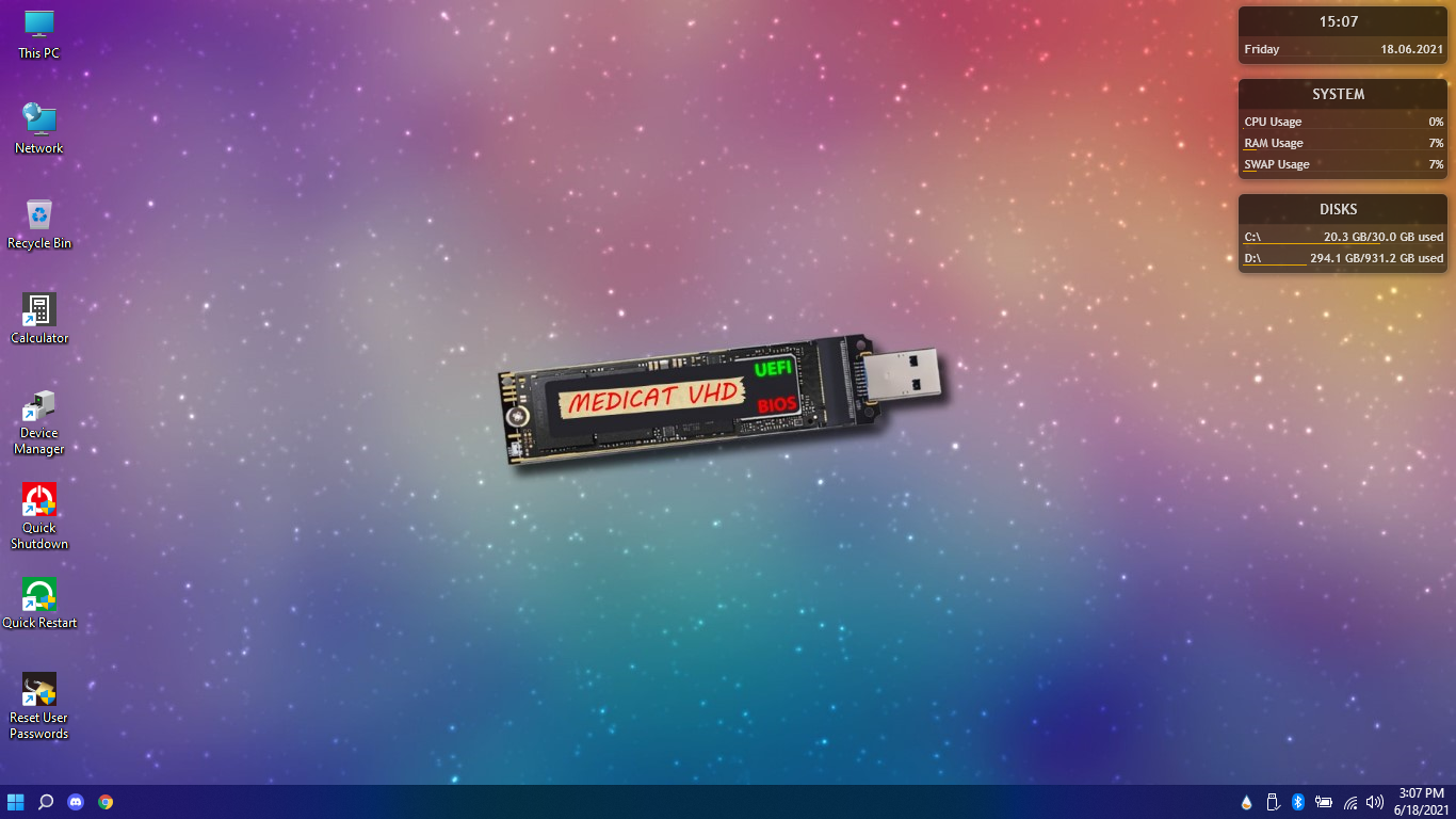 Official] MediCat VHD - A USB Bootable Windows 11 Virtual Harddisk for PC  Repair | GBAtemp.net - The Independent Video Game Community