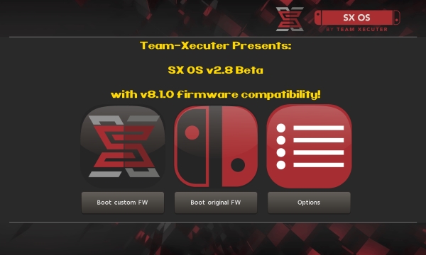 TX Presents SX OS v2.8 Beta - Now Compatible with v8.1.0 FW | GBAtemp.net -  The Independent Video Game Community