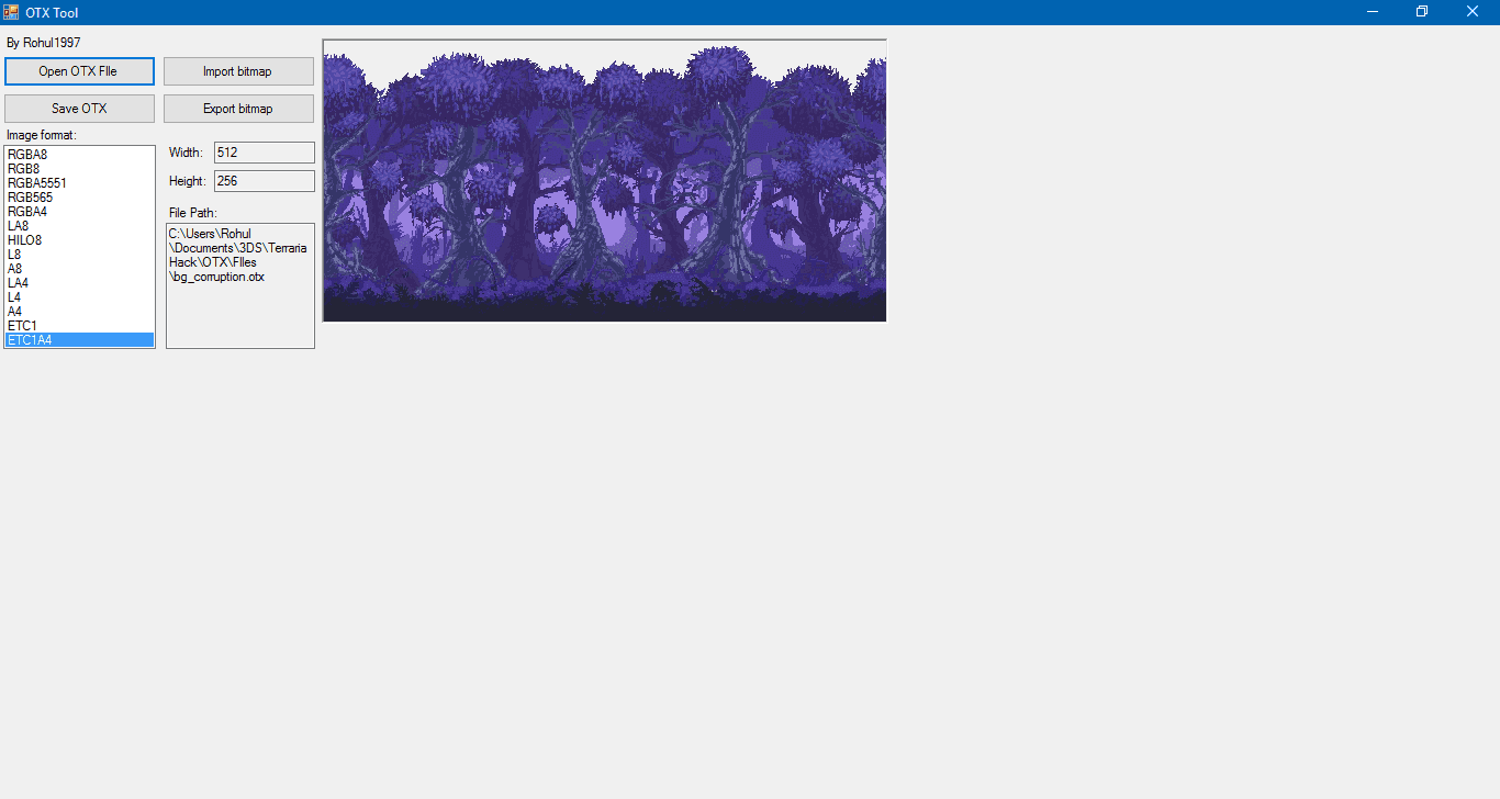 Otx Tool Terraria Texture Tool Gbatemp Net The Independent Video Game Community