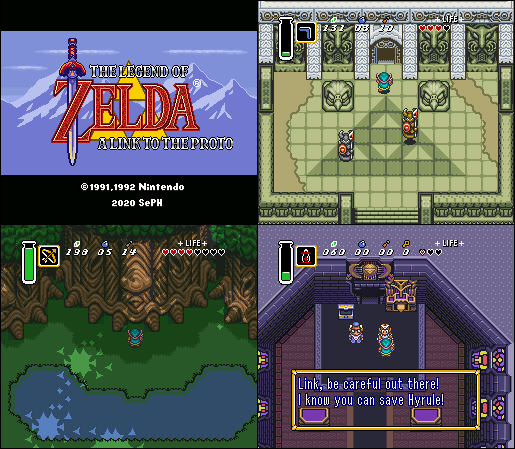 ROMHACK - A Link to the Past - Prototype Reconstruction Demo 