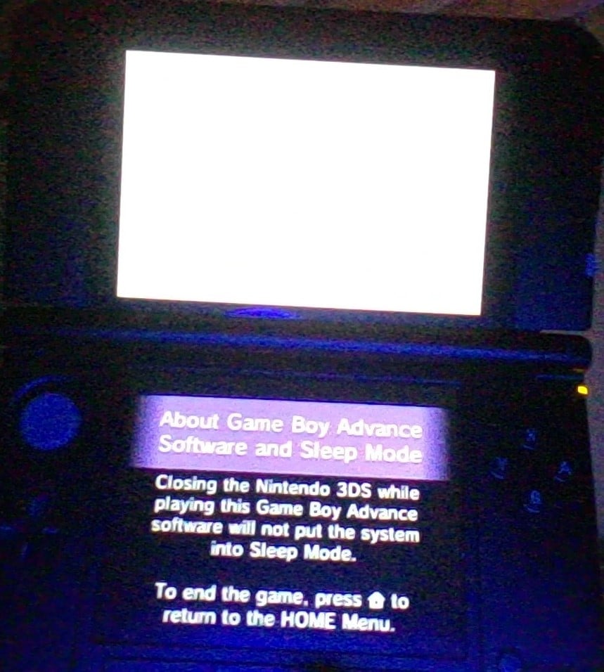 gba virtual console (injected) on 3ds just showing white screen when  launched | GBAtemp.net - The Independent Video Game Community