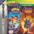 Crash & Spyro Superpack - Spyro Orange + Crash Bandicoot Purple - Ripto's Rampage (USA).png