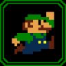Simple Luigi (Black-Green) WOOD
