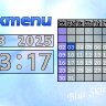 Blue Skies Theme for AKMenu/Wood