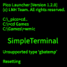 Pico Launcher - SimpleTerminal Theme